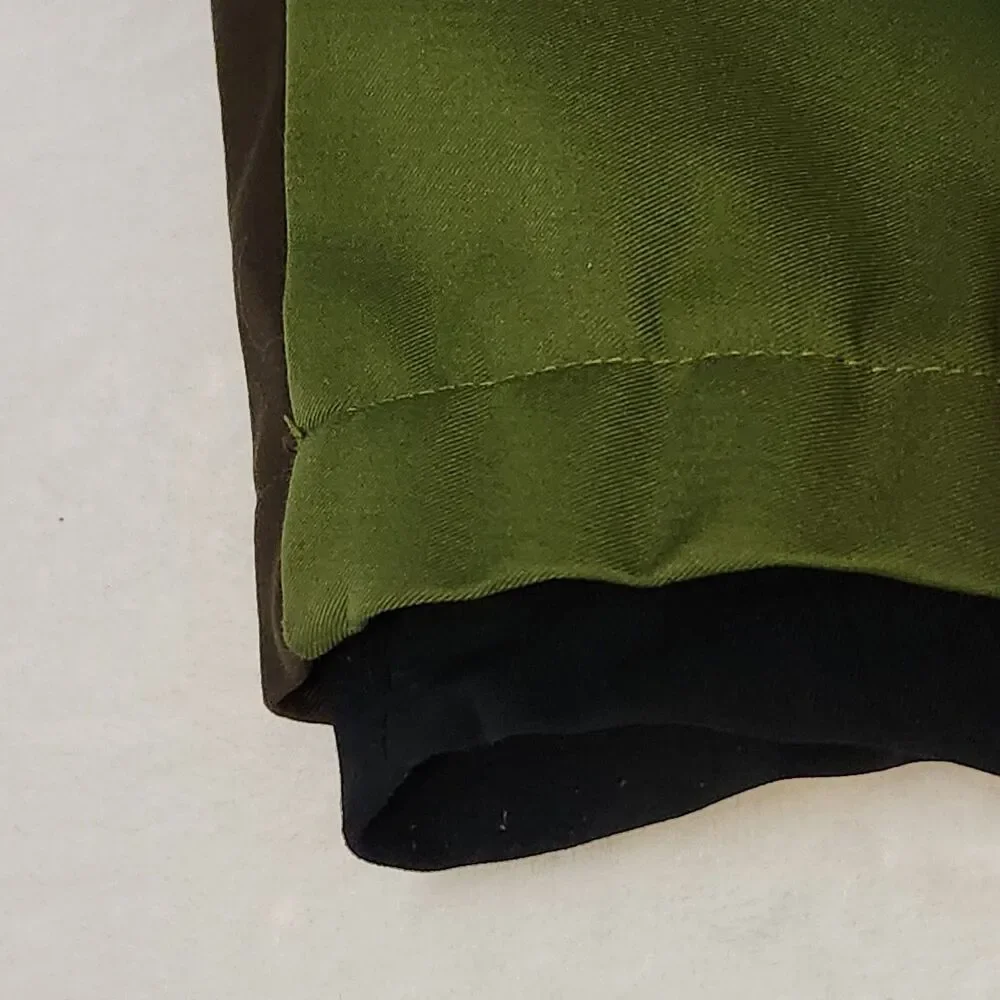 Columbia Titanium Interchange Mens XL FLAWS Green Brown Colorblock Shell Jacket